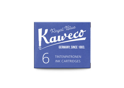 Royal Blue, Kaweco Ink Cartridge, Pack of 6