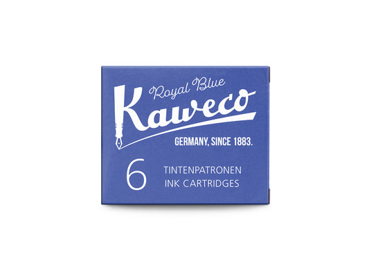Royal Blue, Kaweco Ink Cartridge, Pack of 6
