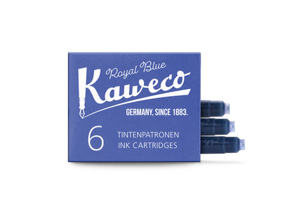 Royal Blue, Kaweco Ink Cartridge, Pack of 6