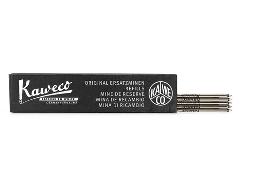 Kaweco D1 Ball Pen Refill, 0.8 / 1.0 / 1.2mm, Black / Blue / Red