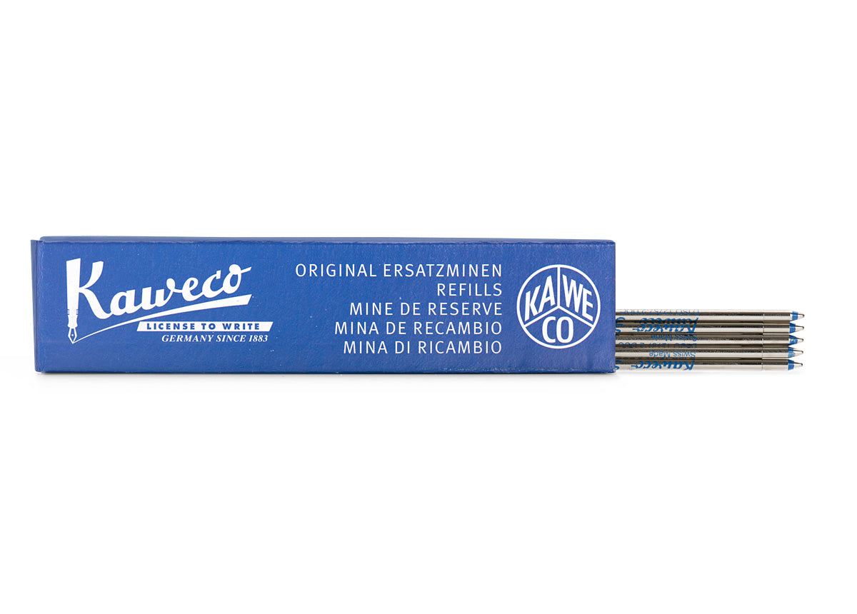 Kaweco D1 Ball Pen Refill, 0.8 / 1.0 / 1.2mm, Black / Blue / Red