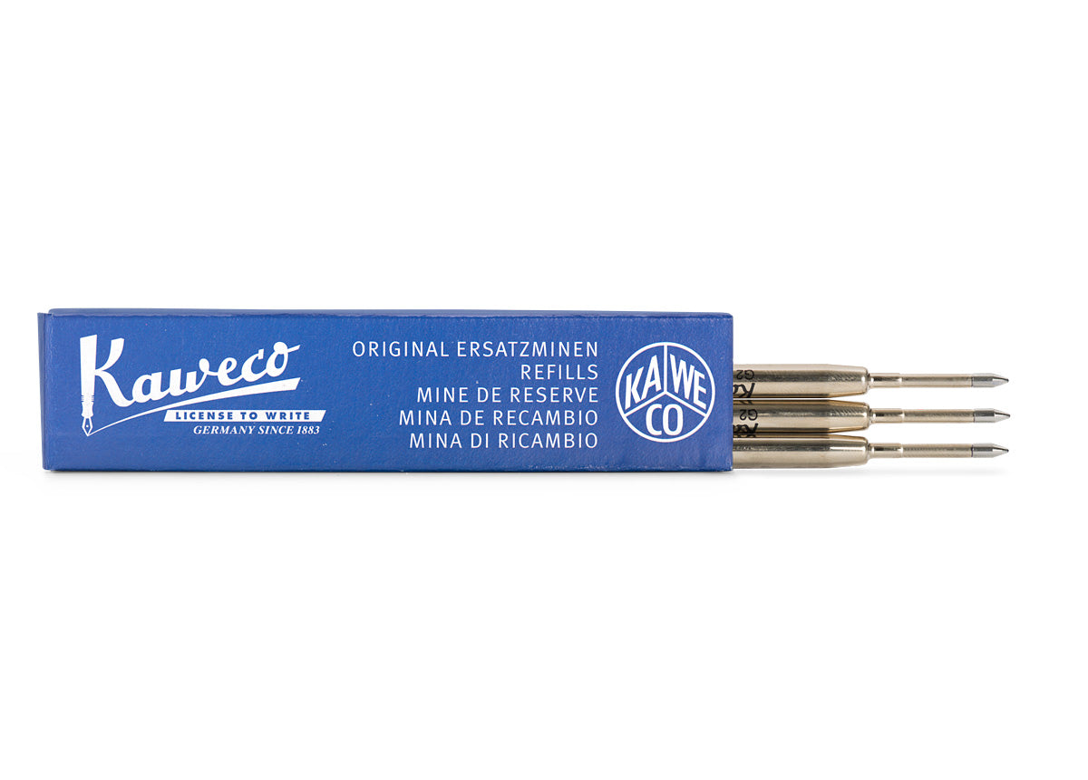 Kaweco G2 Ball Pen Refill, 0.8 / 1.0 / 1.4mm, Black / Blue