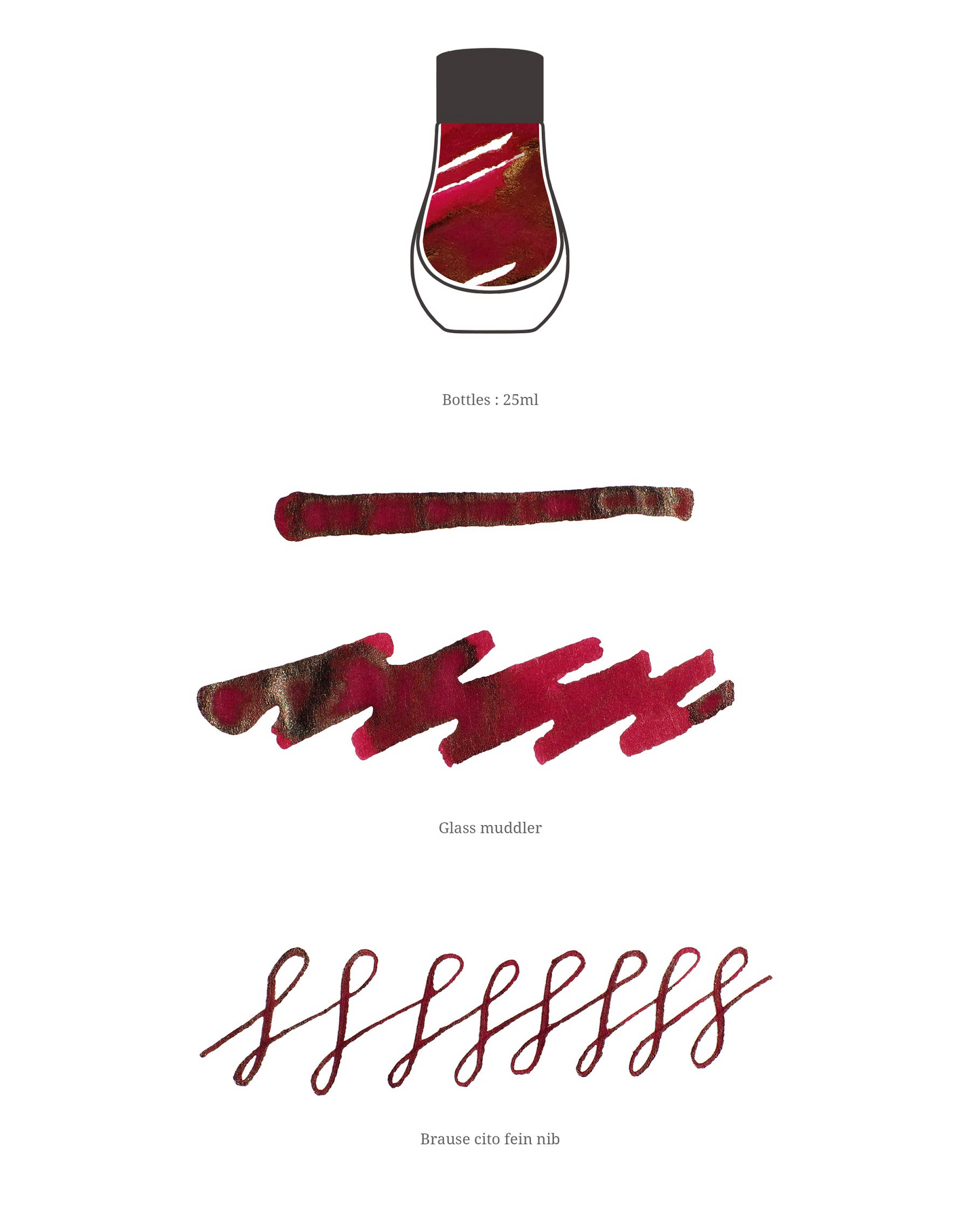 Romania Red, Standard Ink, 25ml Ink