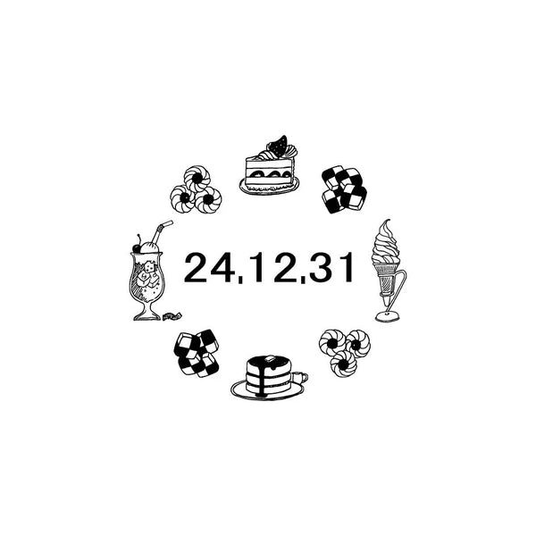 零食｜36mm 日付印