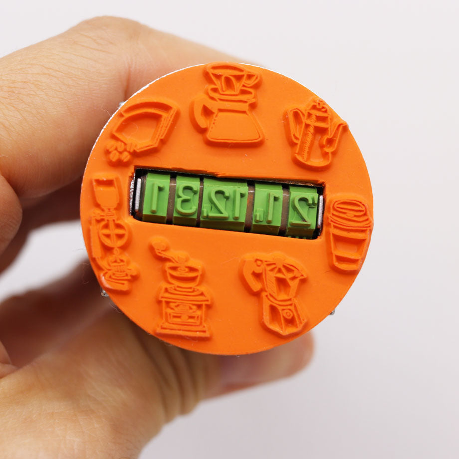 咖啡用品｜36mm 日付印
