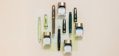 Waka-Taka (若鷹), Shikiori (四季織) Noyama no Uta (野山の唄) Fountain Pen, MF Nib