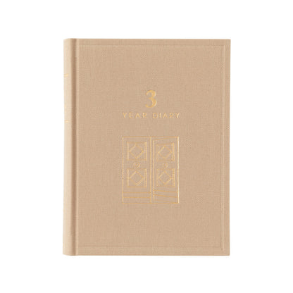 Gate Mini Beige, 3-Year Diary