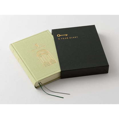 Gate Mini Light Green, 5-Year Diary