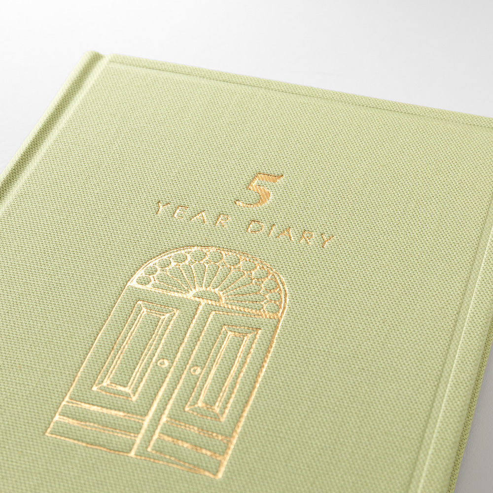 Gate Mini Light Green, 5-Year Diary