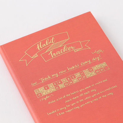 midori, Pink, Diary Habit Tracker