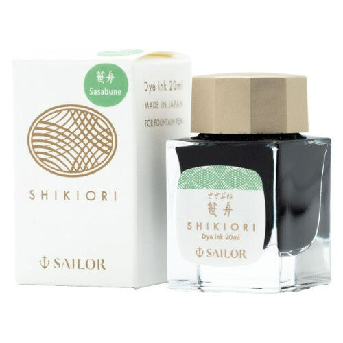 Sasabune(笹舟), Kusa Asobi (草遊び), Shikiori (四季織), Bottled Ink for Fountain Pen