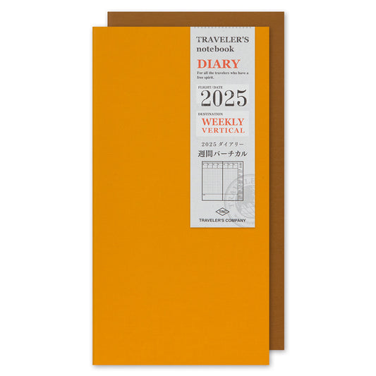 TRAVELER'S notebook, 2025 Weekly Vertical, Refill Regular Size