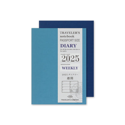 TRAVELER'S notebook, 2025 Weekly, Refill Passport Size