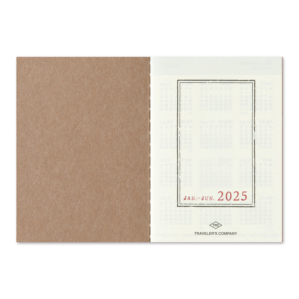 TRAVELER'S notebook, 2025 Weekly, Refill Passport Size