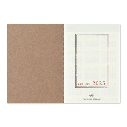 TRAVELER'S notebook, 2025 Weekly, Refill Passport Size