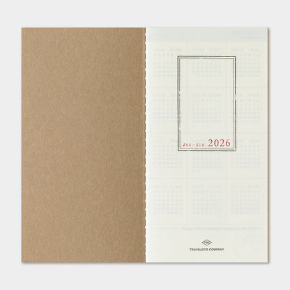 TRAVELER'S notebook, 2026 Weekly + Memo, Refill Regular Size