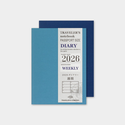 TRAVELER'S notebook, 2026 Weekly, Refill Passport Size