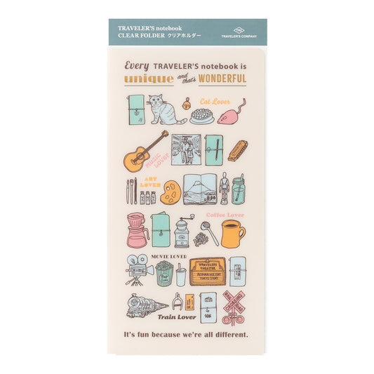 [Pre-Order] TRAVELER'S notebook, 2027 Clear Folder, Regular Size