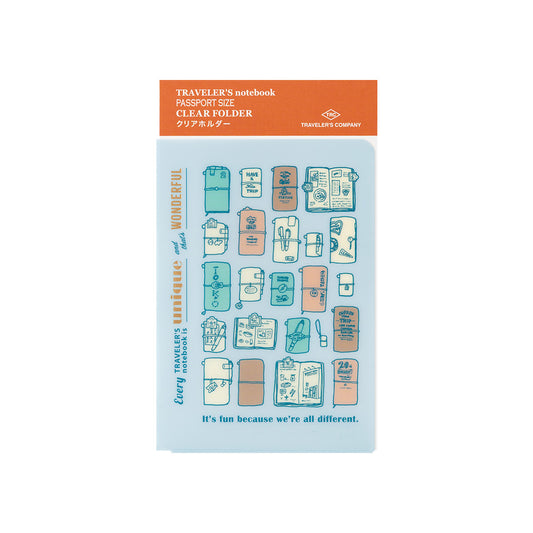 [Pre-Order] TRAVELER'S notebook, 2027 Clear Folder, Passport Size