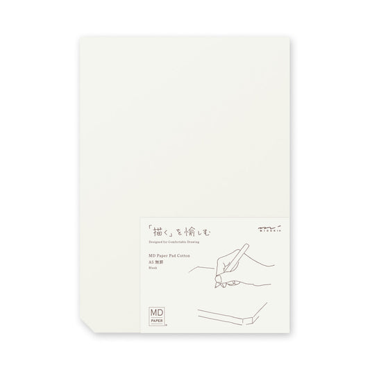 MD Paper Pad Cotton, A5, Blank