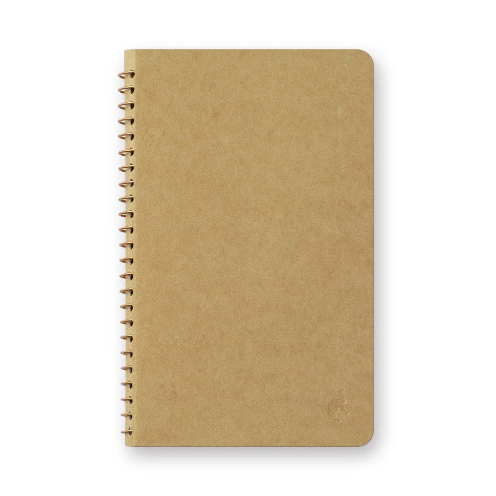 A6 Slim DW Kraft, SPIRAL RING NOTEBOOK