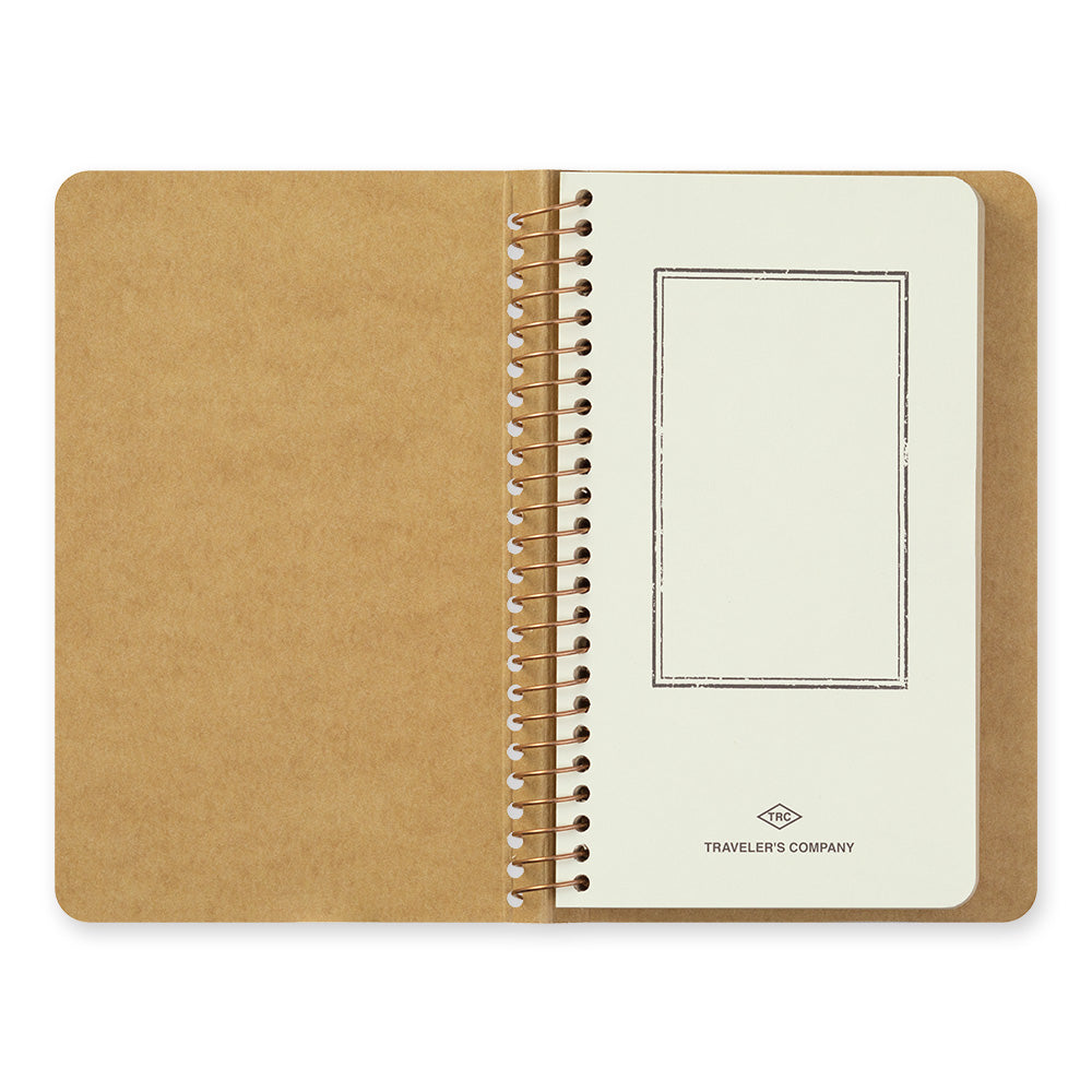 A6 Slim DW Kraft, SPIRAL RING NOTEBOOK