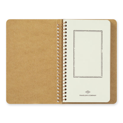 A6 Slim DW Kraft, SPIRAL RING NOTEBOOK