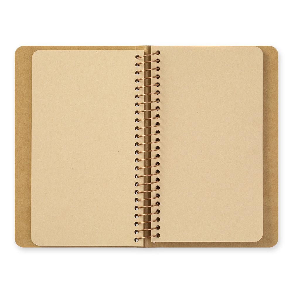 A6 Slim DW Kraft, SPIRAL RING NOTEBOOK