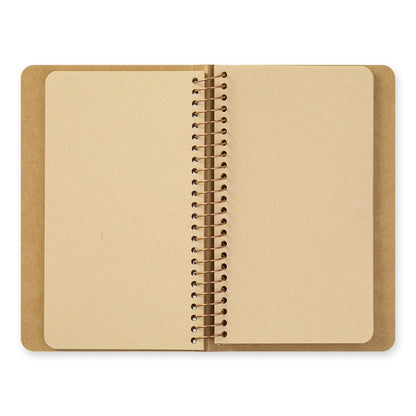 A6 Slim DW Kraft, SPIRAL RING NOTEBOOK