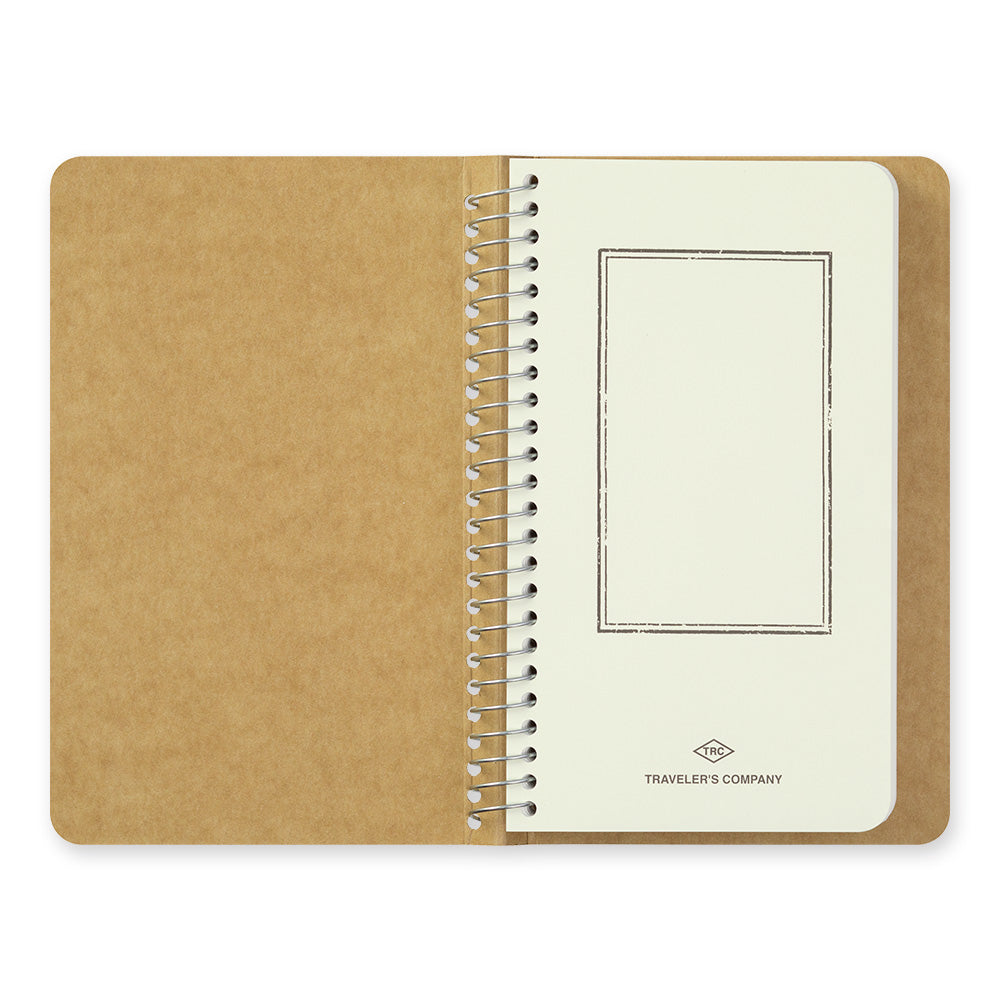 A6 Slim Blank MD Paper White, SPIRAL RING NOTEBOOK