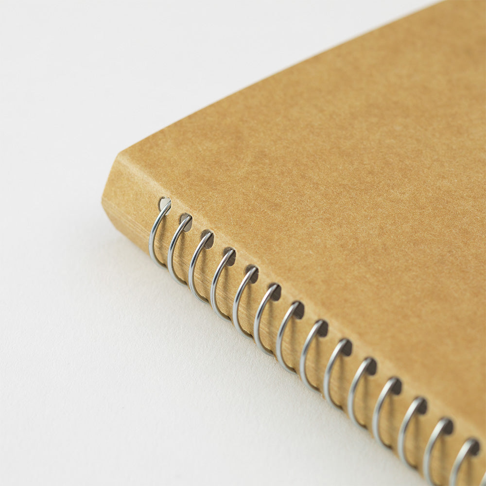 A6 Slim Blank MD Paper White, SPIRAL RING NOTEBOOK
