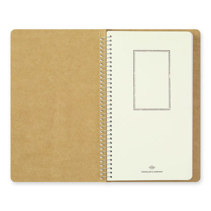 A5 Slim Blank MD Paper White, SPIRAL RING NOTEBOOK