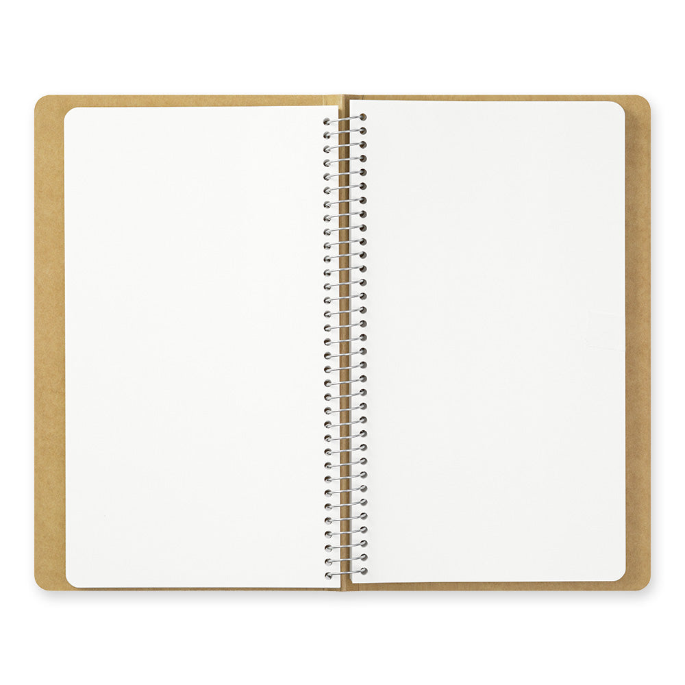 A5 Slim Blank MD Paper White, SPIRAL RING NOTEBOOK