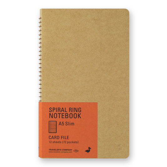 A5 Slim Card File, SPIRAL RING NOTEBOOK