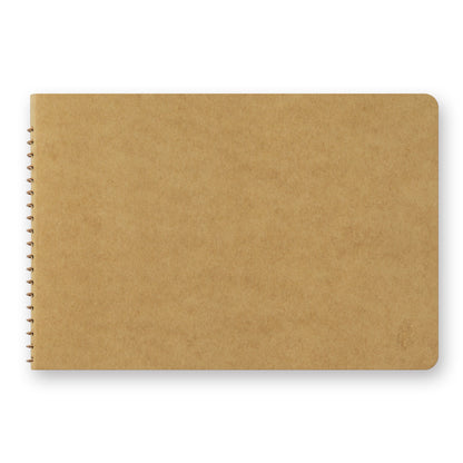 B6 Blank DW Kraft Paper, SPIRAL RING NOTEBOOK