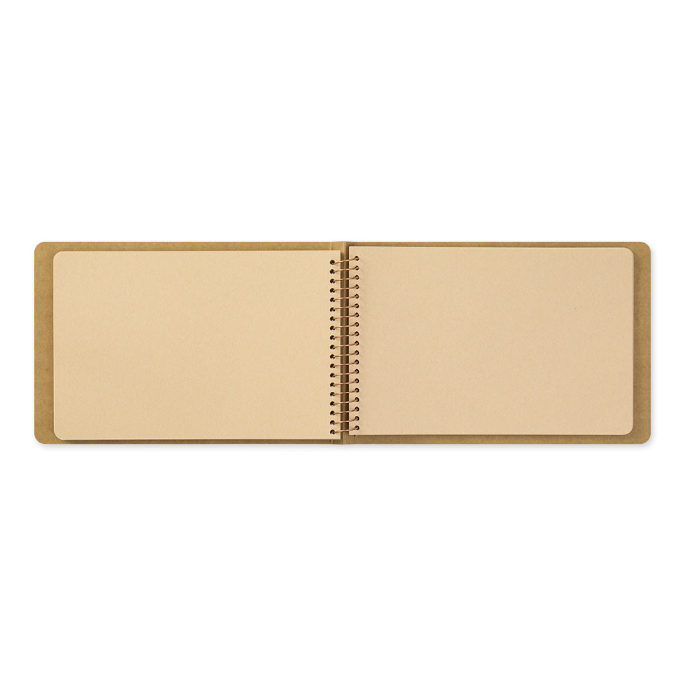 B6 Blank DW Kraft Paper, SPIRAL RING NOTEBOOK