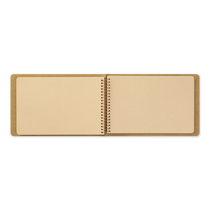 B6 Blank DW Kraft Paper, SPIRAL RING NOTEBOOK