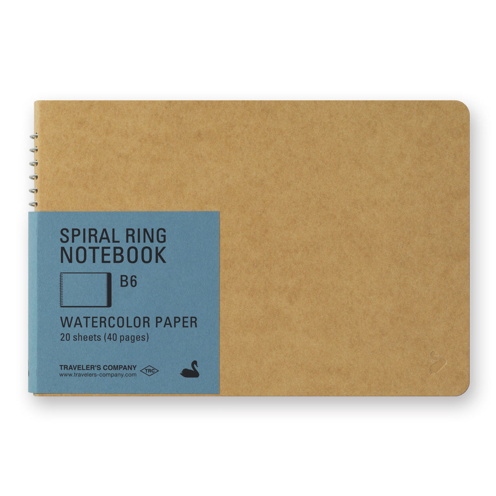 B6 Watercolor Paper, SPIRAL RING NOTEBOOK