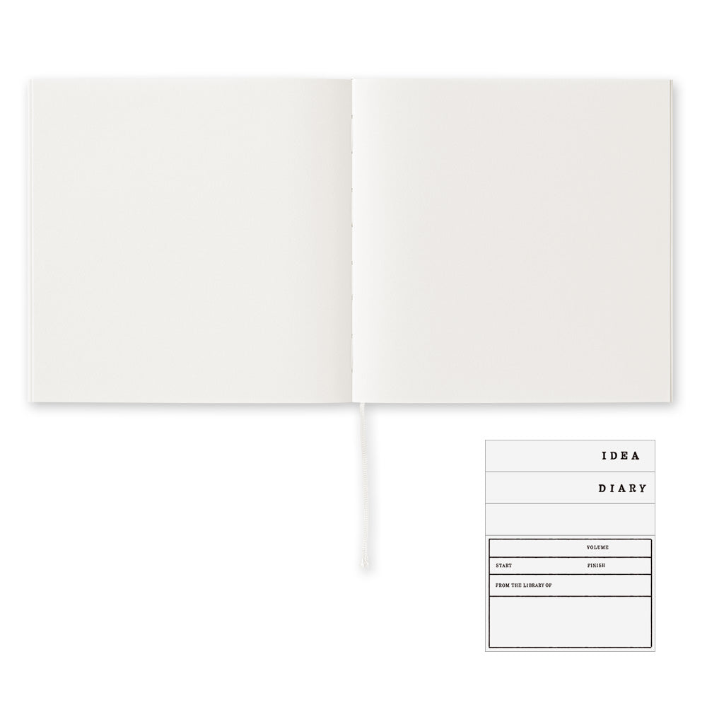 MD Notebook Cotton, A5 Square, Blank