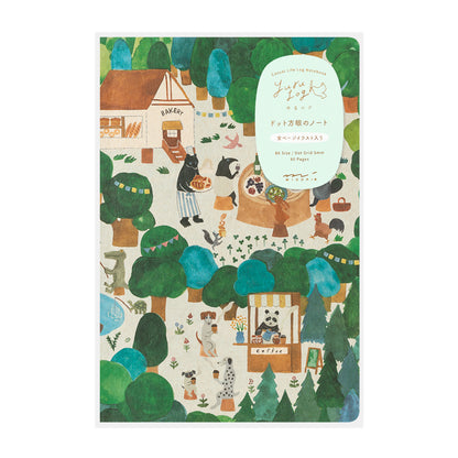 Forest Animal, Yuru Log Notebook B6