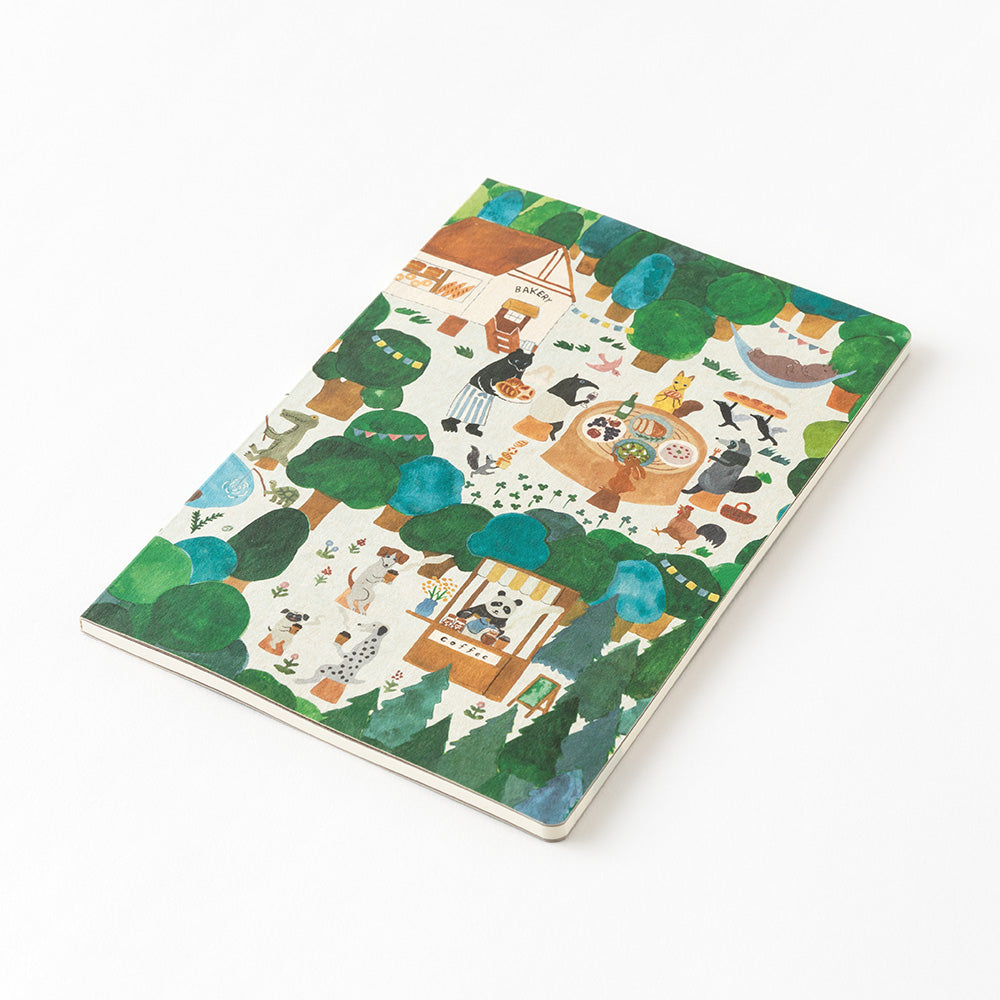 Forest Animal, Yuru Log Notebook B6