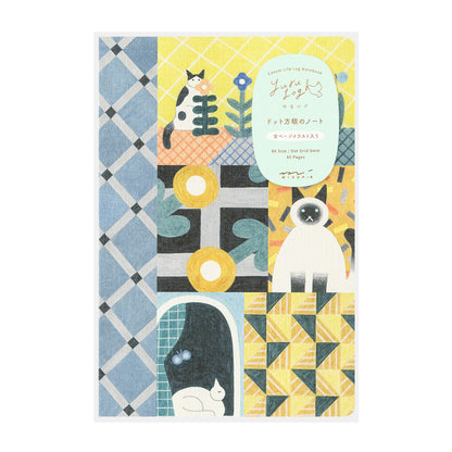 Cat, Yuru Log Notebook B6