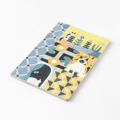 Cat, Yuru Log Notebook B6