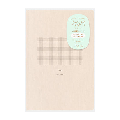 Grid 2x2mm, Yuru Log Notebook B6