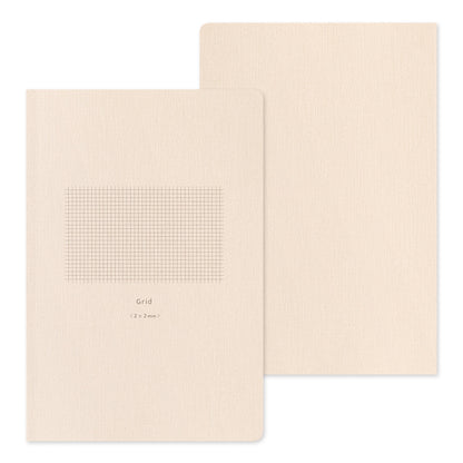 Grid 2x2mm, Yuru Log Notebook B6