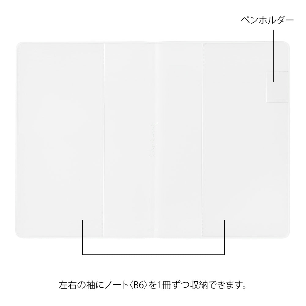 PVC Notebook Cover B6, Yuru Log