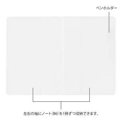 PVC Notebook Cover B6, Yuru Log