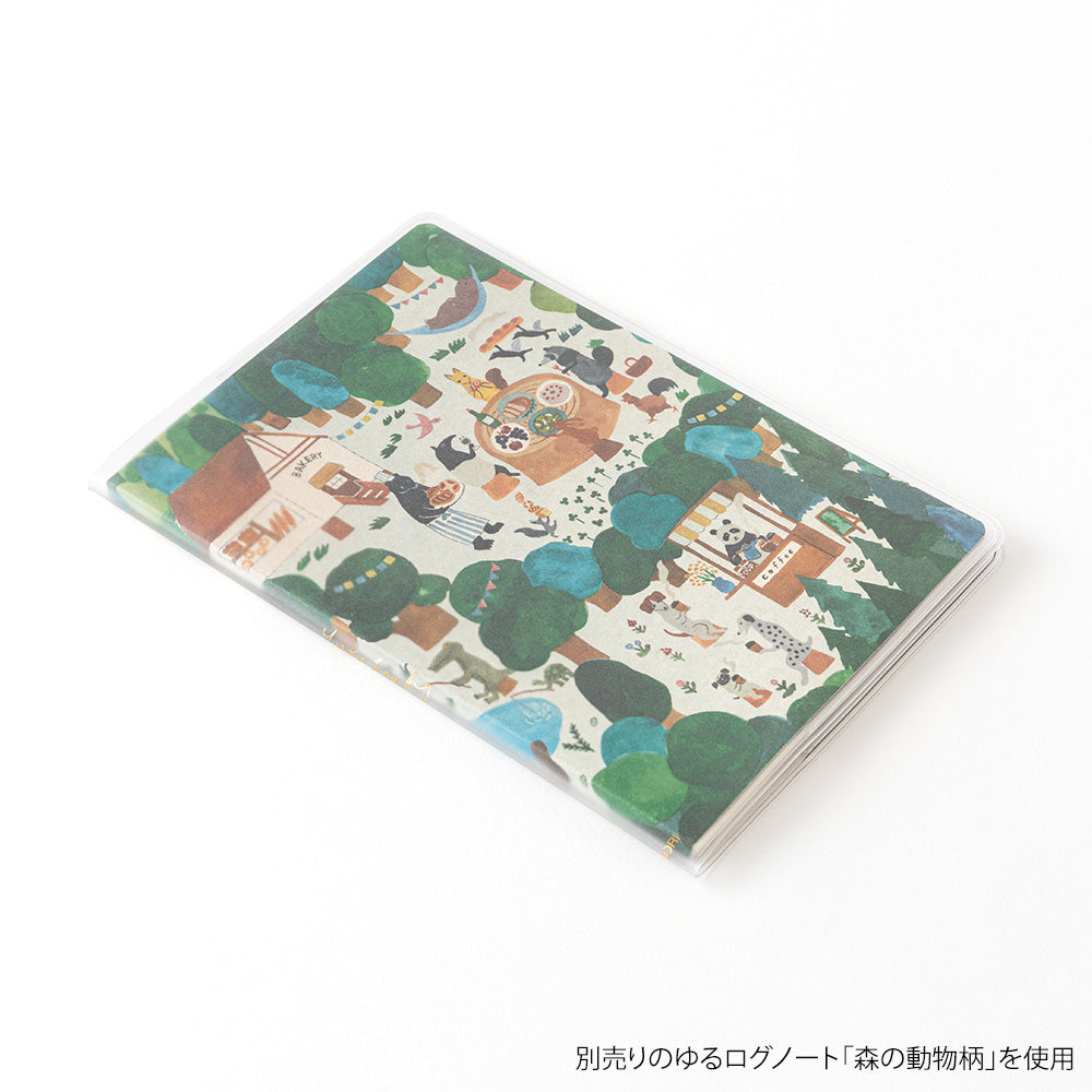 PVC Notebook Cover B6, Yuru Log