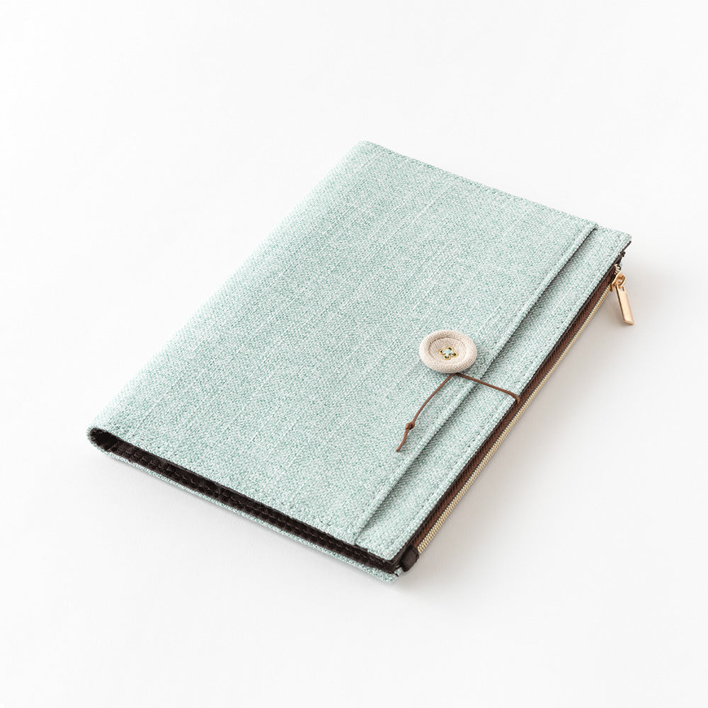 Light Blue Cloth Notebook Cover B6, Yuru Log