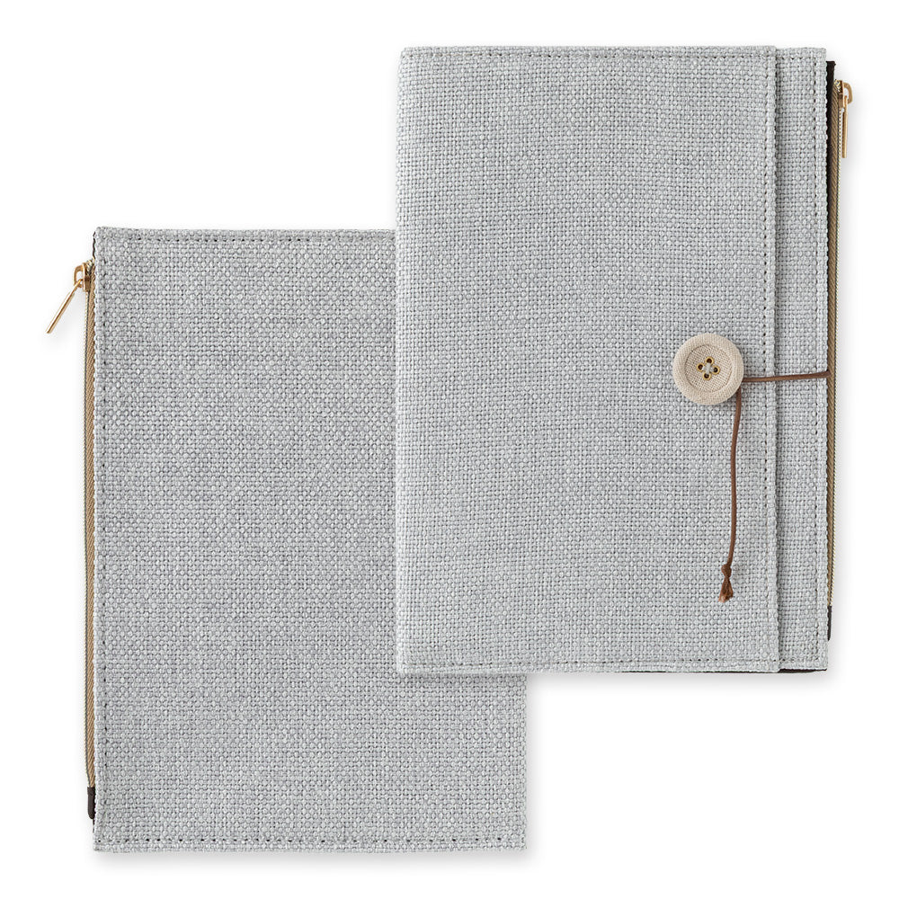 Gray Cloth Notebook Cover B6, Yuru Log